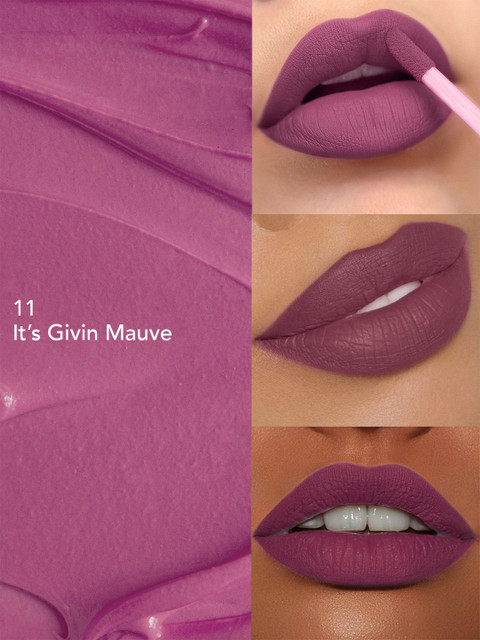 GLAM21 Mattitude Liquid Matte Lipstick with Vitamin E & Cherry Oil 7.5ml -It's Givin Mauve 2 GLAM21 Mattitude Liquid Matte Lipstick with Vitamin E & Cherry Oil 7.5ml -It's Givin Mauve