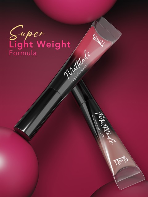 GLAM21 Mattitude Liquid Matte Lipstick with Vitamin E & Cherry Oil 7.5ml -It's Givin Mauve 4 GLAM21 Mattitude Liquid Matte Lipstick with Vitamin E & Cherry Oil 7.5ml -It's Givin Mauve