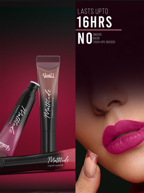 GLAM21 Mattitude Liquid Matte Lipstick with Vitamin E & Cherry Oil 7.5ml -It's Givin Mauve 5 GLAM21 Mattitude Liquid Matte Lipstick with Vitamin E & Cherry Oil 7.5ml -It's Givin Mauve