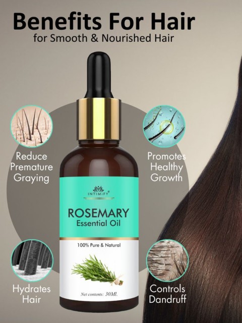 INTIMIFY Rosemary Essential Oil For Hair & Skin -30ml 2 INTIMIFY Rosemary Essential Oil For Hair & Skin -30ml