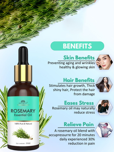 INTIMIFY Rosemary Essential Oil For Hair & Skin -30ml 5 INTIMIFY Rosemary Essential Oil For Hair & Skin -30ml
