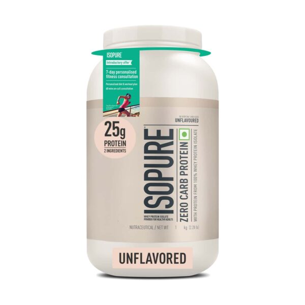 Isopure Zero Carb Protein - 2.20 Lbs | 1 Kg (Unflavoured)