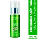 Jovees Cucumber Skin Toner for Oily & Acne Prone Skin To Cleanse & Hydrate - 200 ml