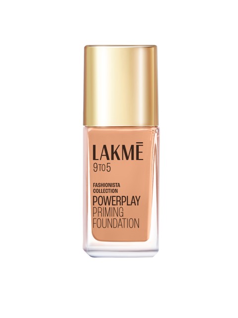 Lakme 9to5 Powerplay Priming Foundation, Built in Primer, SPF 20, Neutral Honey, 25 ml