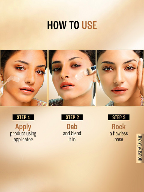 Lakme 9to5 Powerplay Priming Foundation, Built in Primer, SPF 20, Warm Beige, 25 ml 6 Lakme 9to5 Powerplay Priming Foundation, Built in Primer, SPF 20, Warm Beige, 25 ml