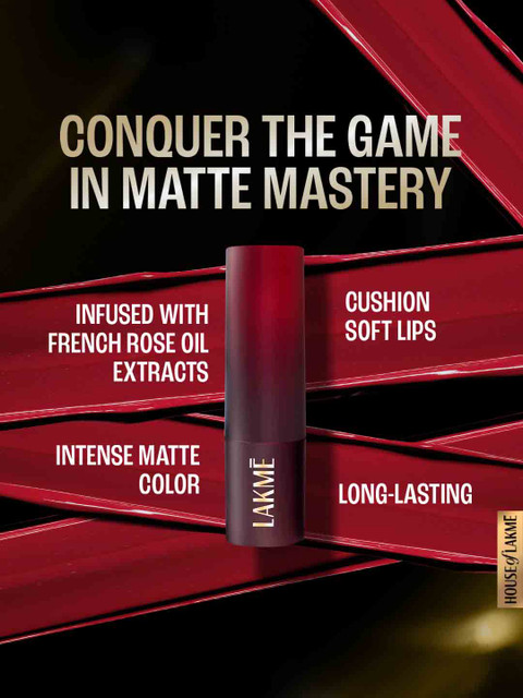 Lakme Cushion Matte Lipstick - Purple Diamond CM5 6 Lakme Cushion Matte Lipstick - Purple Diamond CM5