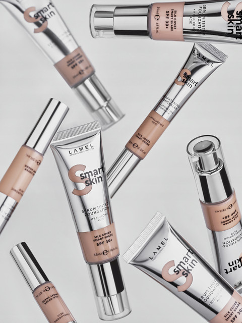 LAMEL Smart Skin Serum Tinted Foundation SPF30+ 401-Porcelain 4 LAMEL Smart Skin Serum Tinted Foundation SPF30+ 401-Porcelain