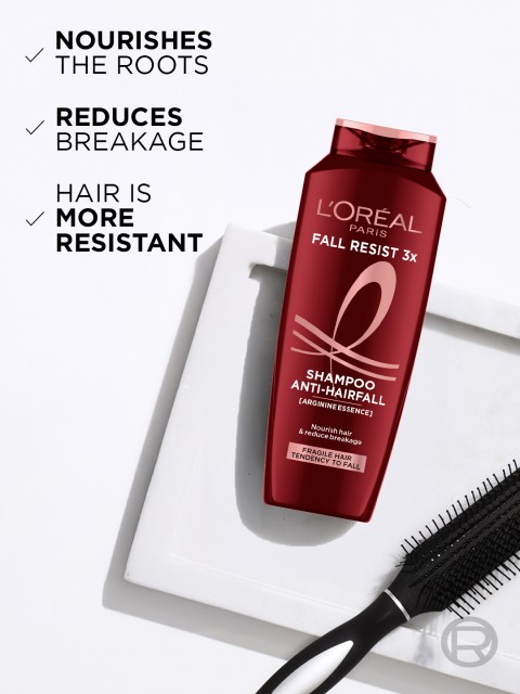 LOreal Paris Fall Resist 3X Arginine Anti-Hair Fall Shampoo 340 ml 4 LOreal Paris Fall Resist 3X Arginine Anti-Hair Fall Shampoo 340 ml
