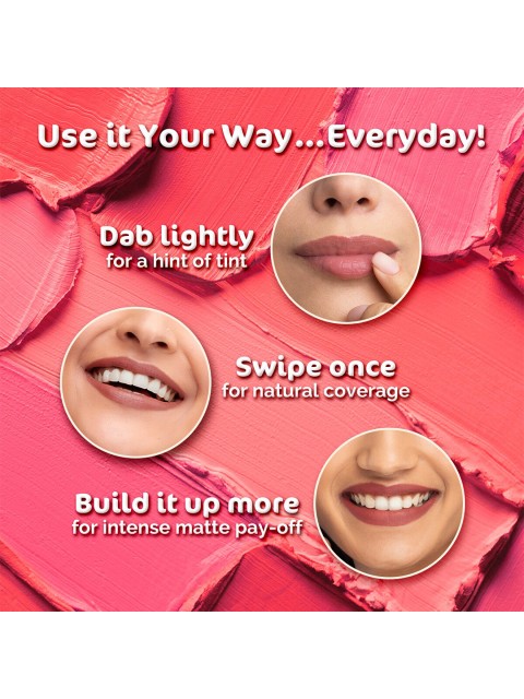 Mamaearth Creamy Matte Long Stay Lipstick With Murumuru Butter - Mauve Bloom 6 Mamaearth Creamy Matte Long Stay Lipstick With Murumuru Butter - Mauve Bloom