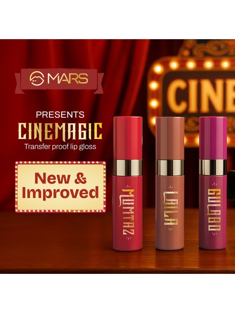 MARS CineMagic Transfer-Proof Lip Gloss 2.4g - Noor 01 3 MARS CineMagic Transfer-Proof Lip Gloss 2.4g - Noor 01