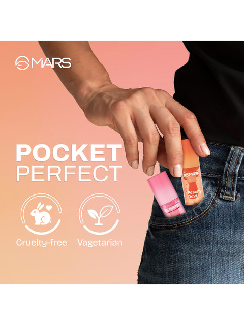 MARS Color Changing Lip Oil 3.5ml - Peachy Dew 5 MARS Color Changing Lip Oil 3.5ml - Peachy Dew