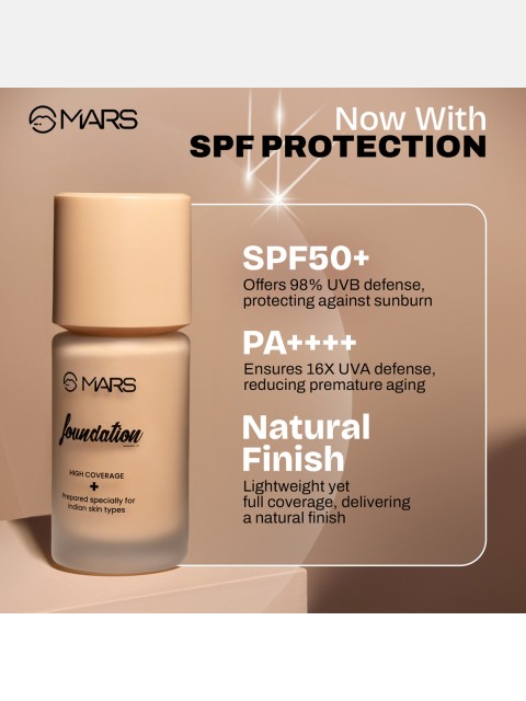 MARS High Coverage SPF50 PA++++ Liquid Foundation 40 ml - Shade 03 3 MARS High Coverage SPF50 PA++++ Liquid Foundation 40 ml - Shade 03