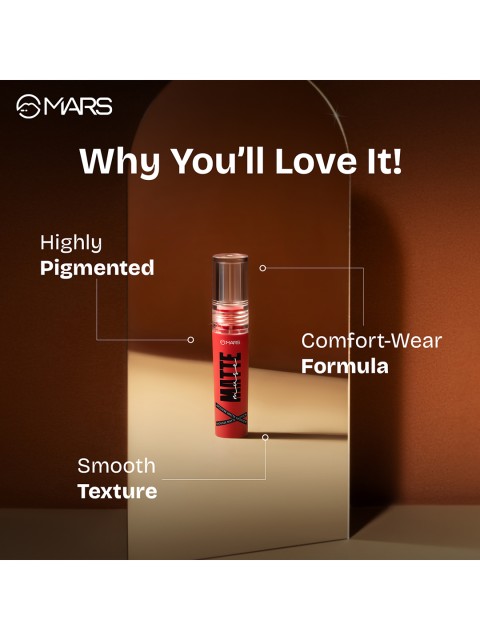 MARS Matte Muse Lightweight Mousse Lipstick 3ml - Leading Lady 2 MARS Matte Muse Lightweight Mousse Lipstick 3ml - Leading Lady