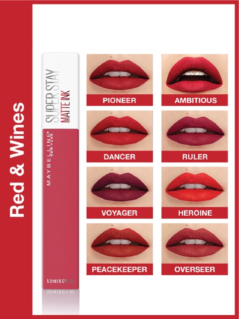 Maybelline New York Super Stay Matte Ink Liquid Lipstick 5 ml - Artist 120 5 Maybelline New York Super Stay Matte Ink Liquid Lipstick 5 ml - Artist 120