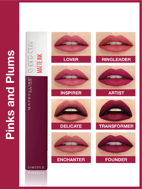 Maybelline New York Super Stay Matte Ink Liquid Lipstick 5 ml - Artist 120 6 Maybelline New York Super Stay Matte Ink Liquid Lipstick 5 ml - Artist 120