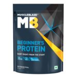 Muscleblaze Beginner'S Whey Protein | Faster Muscle Recovery (Chocolate | 1 Kg / 2.2 Lb)
