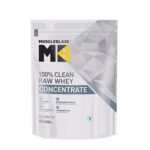 Muscleblaze Raw Whey Protein Concentrate 80% (Unflavoured | 1kg) | Light & Clean Protein