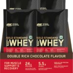 Optimum Nutrition (On) Gold Standard 100% Whey Protein Double Rich Chocolate 5x30.4g Sachet 150g