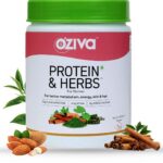 Oziva Protein & Herbs For Women Vanilla Almond 500g | For Weight Control