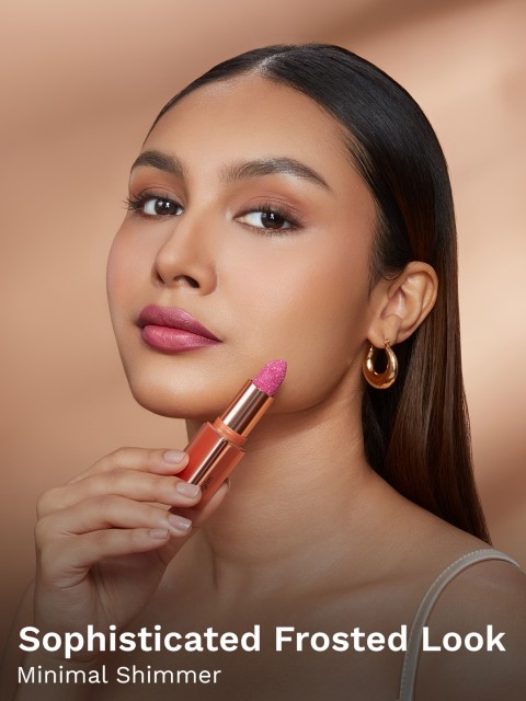 Pilgrim 3-D Glitter Formula With Matte Finish Lipstick- 4.2 g- Chic Haseena-06 4 Pilgrim 3-D Glitter Formula With Matte Finish Lipstick- 4.2 g- Chic Haseena-06
