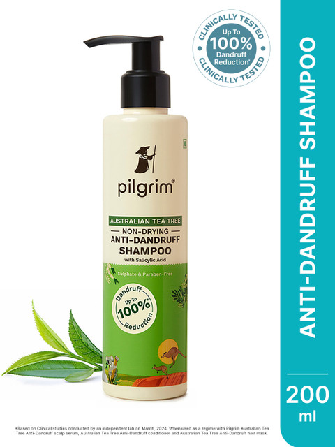 Pilgrim Australian Tea Tree Anti-Dandruff Shampoo With Salicylic Acid- 200 ml