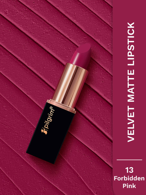 Pilgrim Matte Bullet Intense Colour Transferproof Smudgeproof Lipstick- Forbidden Pink 13