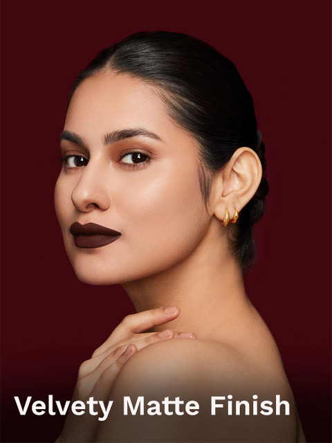 Pilgrim Matte Bullet Intense Colour Transferproof & Smudgeproof Lipstick - Alpha Brown 34 3 Pilgrim Matte Bullet Intense Colour Transferproof & Smudgeproof Lipstick - Alpha Brown 34