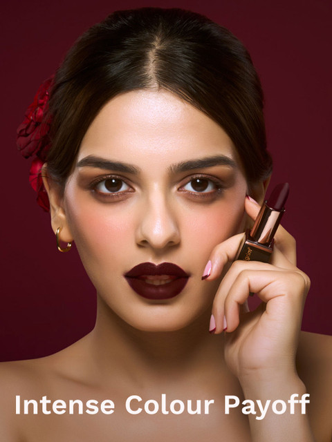 Pilgrim Matte Bullet Intense Colour Transferproof & Smudgeproof Lipstick - Alpha Brown 34 4 Pilgrim Matte Bullet Intense Colour Transferproof & Smudgeproof Lipstick - Alpha Brown 34