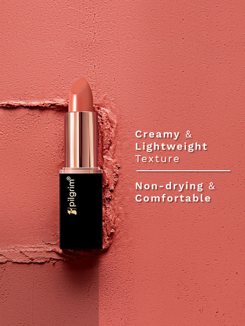 Pilgrim Matte Bullet Intense Colour Transferproof & Smudgeproof Lipstick - Alpha Brown 34 5 Pilgrim Matte Bullet Intense Colour Transferproof & Smudgeproof Lipstick - Alpha Brown 34