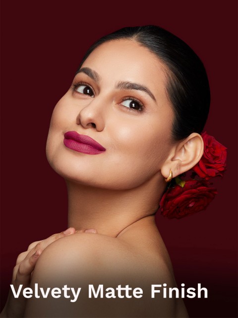 Pilgrim Matte Bullet Intense Colour Transferproof Smudgeproof Lipstick- Forbidden Pink 13 3 Pilgrim Matte Bullet Intense Colour Transferproof Smudgeproof Lipstick- Forbidden Pink 13