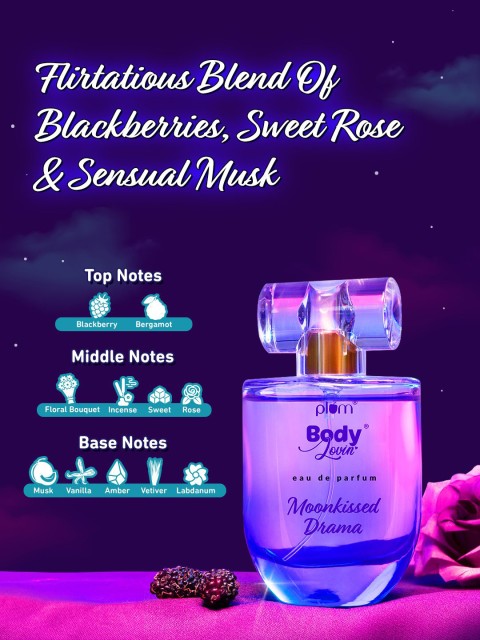 Plum BodyLovin' Moonkissed Drama Eau De Parfum- Floral Musky Perfume - 50ml 3 Plum BodyLovin' Moonkissed Drama Eau De Parfum- Floral Musky Perfume - 50ml