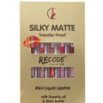 Recode Set Of 10 Silky Matte Transfer Proof Mini Liquid Lipstick 1.25 ml Each