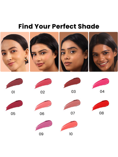 Recode Set Of 10 Silky Matte Transfer Proof Mini Liquid Lipstick 1.25 ml Each 4 Recode Set Of 10 Silky Matte Transfer Proof Mini Liquid Lipstick 1.25 ml Each
