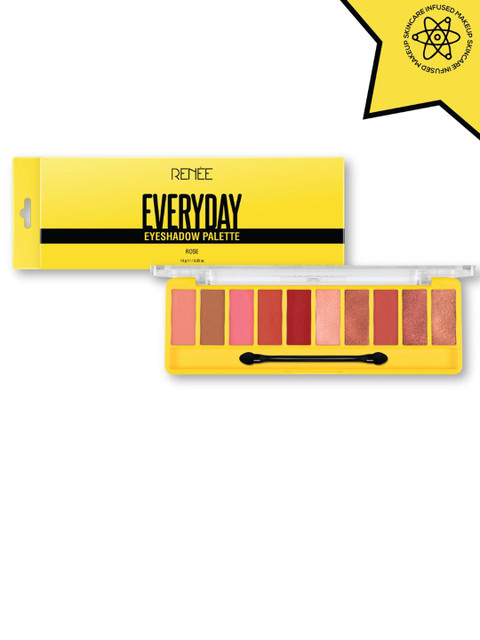 Renee Everyday Water & Smudge Proof Eyeshadow Palette 10 g - Rose 01 2 Renee Everyday Water & Smudge Proof Eyeshadow Palette 10 g - Rose 01