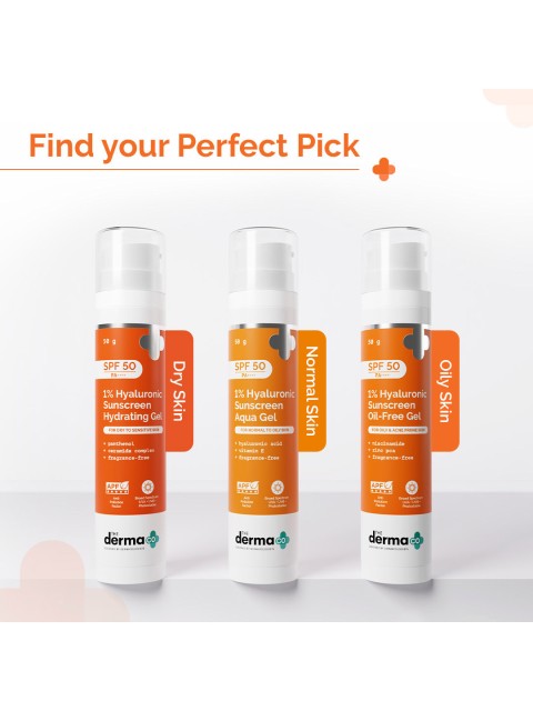 The Derma co. 1% Hyaluronic Sunscreen Oil-Free Gel - 50g 4 The Derma co. 1% Hyaluronic Sunscreen Oil-Free Gel - 50g