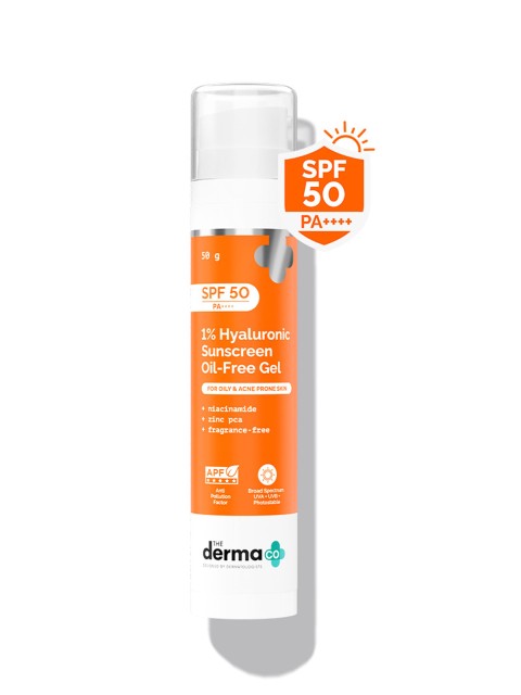 The Derma co. 1% Hyaluronic Sunscreen Oil-Free Gel - 50g