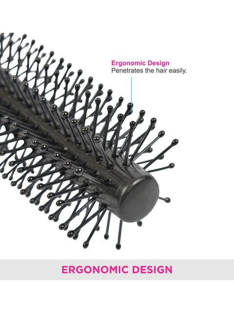 VEGA Round Hair Brush for Adding Curls & Volume To All Hair Types R3-RB 5 VEGA Round Hair Brush for Adding Curls & Volume To All Hair Types R3-RB