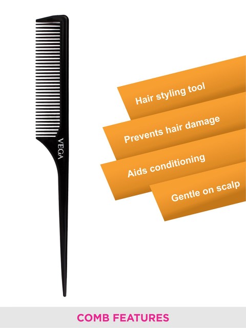 VEGA Set Of 2 Tail Hair Comb VC21272 3 VEGA Set Of 2 Tail Hair Comb VC21272