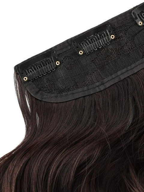 vister Clip-In Straight Hair Extension - 20 Inch - Black 2 vister Clip-In Straight Hair Extension - 20 Inch - Black