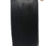 vister Clip-In Straight Hair Extension - 20 Inch - Black