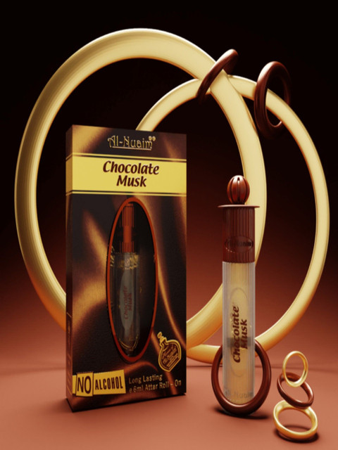 Al-Nuaim Chocolate Musk Alcohol Free Attar - 6 ml 2 Al-Nuaim Chocolate Musk Alcohol Free Attar - 6 ml