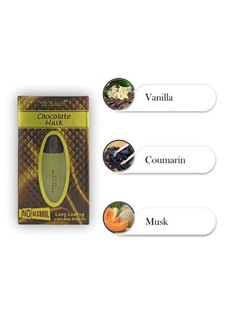 Al-Nuaim Chocolate Musk Alcohol Free Attar - 6 ml 5 Al-Nuaim Chocolate Musk Alcohol Free Attar - 6 ml