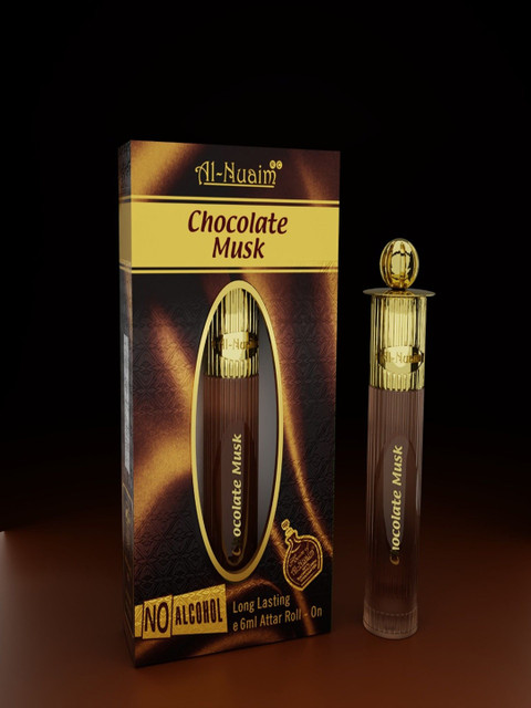 Al-Nuaim Chocolate Musk Alcohol Free Attar - 6 ml