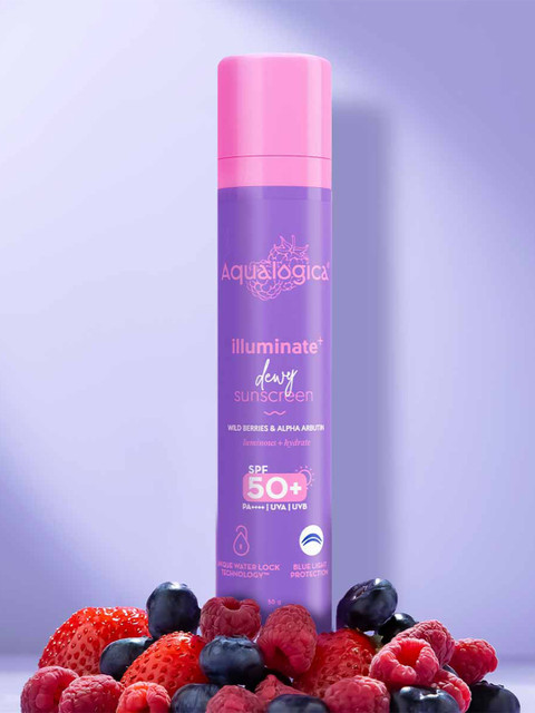 Aqualogica Illuminate+ Dewy Sunscreen SPF 50+ PA++++ - 50g 2 Aqualogica Illuminate+ Dewy Sunscreen SPF 50+ PA++++ - 50g