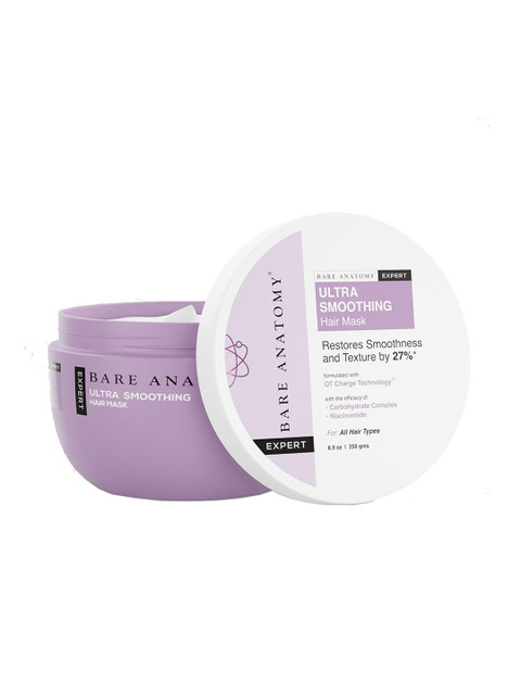 Bare Anatomy Expert Ultra Smoothing Hair Mask - Smoothens & Improves Hair Texture - 250g