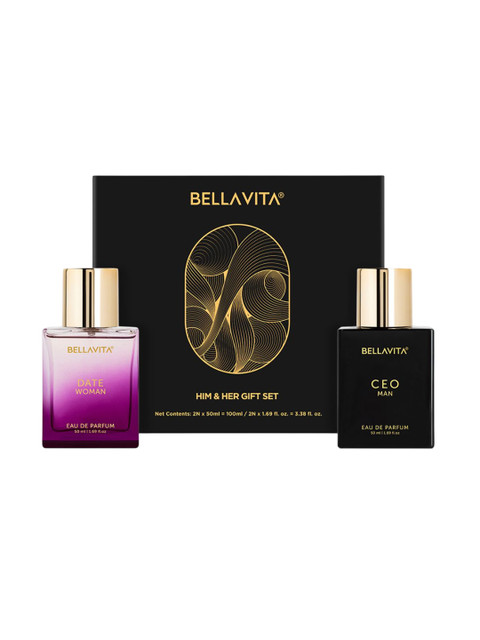 Bella Vita Organic Set Of 2 Ceo Man & Date Woman Eau De Parfum Gift Set - 50ml Each 2 Bella Vita Organic Set Of 2 Ceo Man & Date Woman Eau De Parfum Gift Set - 50ml Each