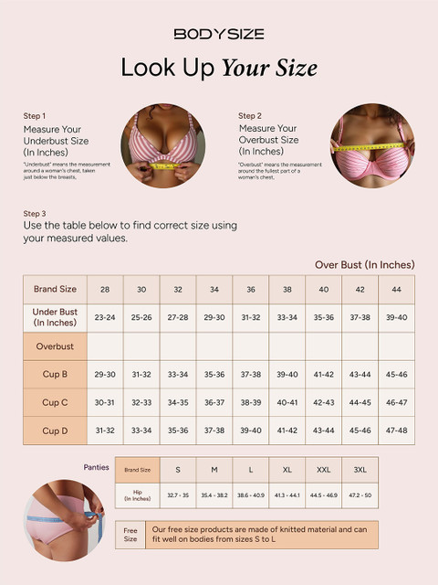BODYSIZE Women Full Coverage Heavily Padded and Non-Wired Bra 6 BODYSIZE Women Full Coverage Heavily Padded and Non-Wired Bra