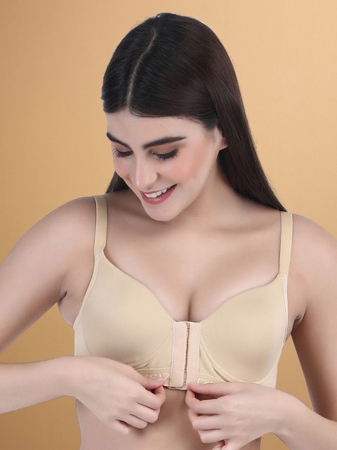 BODYSIZE Women Full Coverage Heavily Padded and Non-Wired Bra