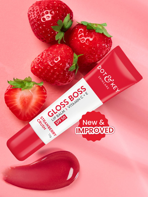 Buy DOT & KEY Gloss Boss Vitamin C+E Tinted Lip Balm With SPF 50 12 G Strawberry Crush - - Personal Care for Unisex