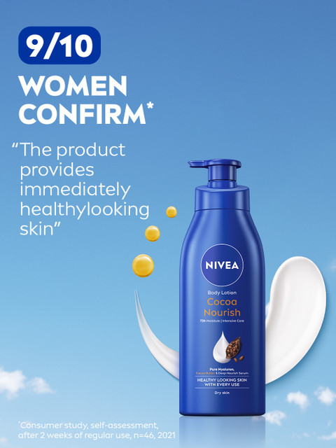 Buy Nivea Cocoa Nourish Body Lotion With Pure Hyaluron For 72h Moisturization 400 Ml - - Personal Care for Unisex 5 Buy Nivea Cocoa Nourish Body Lotion With Pure Hyaluron For 72h Moisturization 400 Ml - - Personal Care for Unisex